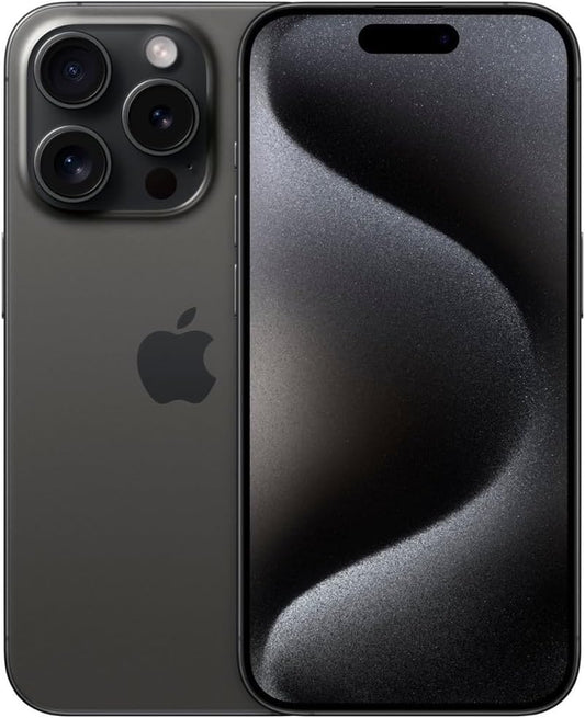 Apple iPhone 15 Pro Max, 512GB, Black Titanium - Unlocked (Renewed)
